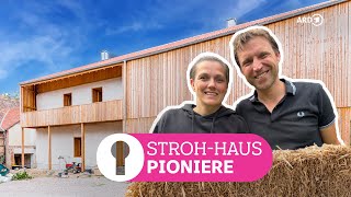 Sarah und Florian bauen Deutschlands erstes zweistöckiges, lasttragendes Strohhaus | ARD Room Tour