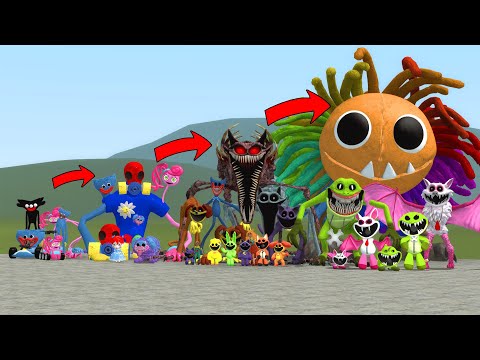 NEW EVOLUTION ALL POPPY PLAYTIME CHAPTER: 1 , 2 , 3 IN GARRY'S MOD!!!