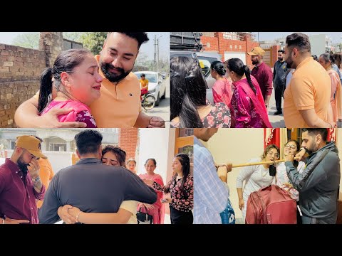 KOMAL CHALI CANADA | EMOTIONAL MOMENT | MEETING SAMTA'S FAMILY | INDER & KIRAT