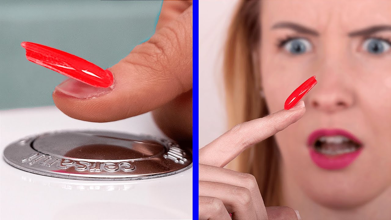 #1 Girls Problems with Long Nails and Short Nails