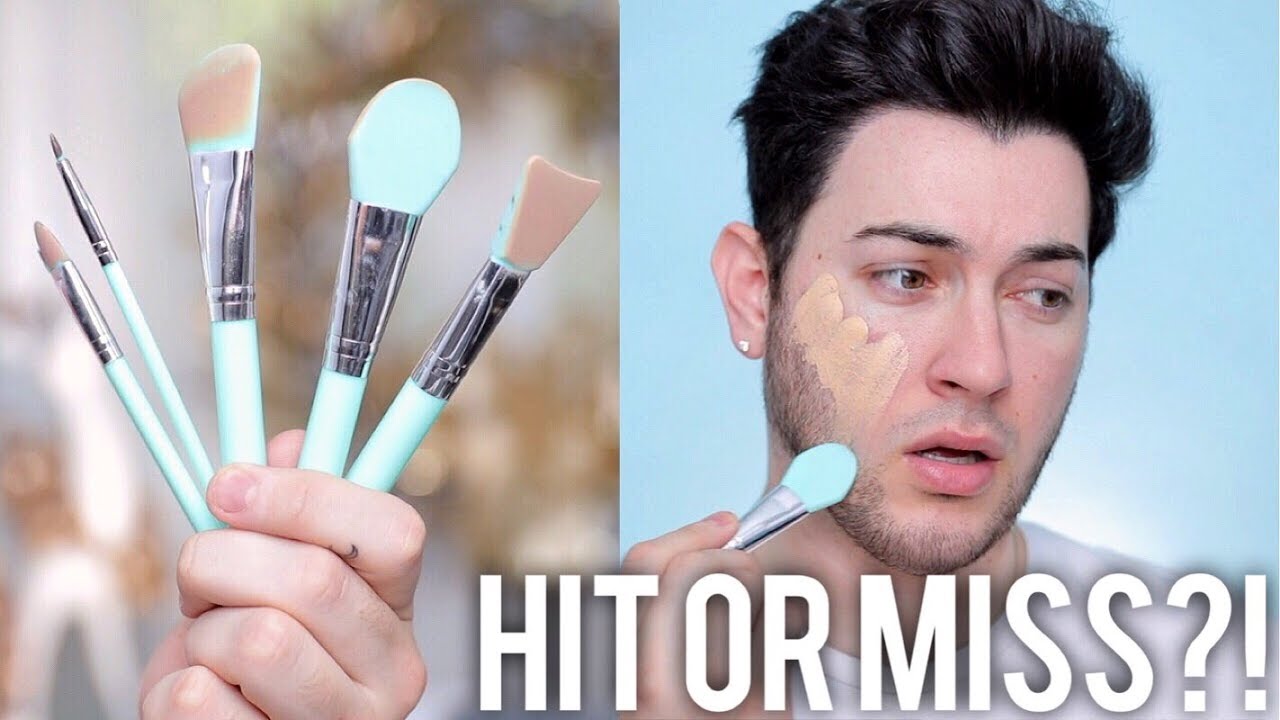 TESTING SILICONE MAKEUP BRUSHES Hit or Miss?