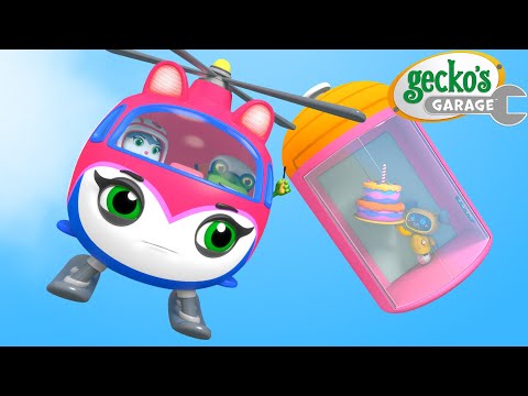 Kat’s Birthday Cake Rescue! 🍰 | Gecko's Garage 🚚 | Cartoons For Kids | Toddler Fun Learning