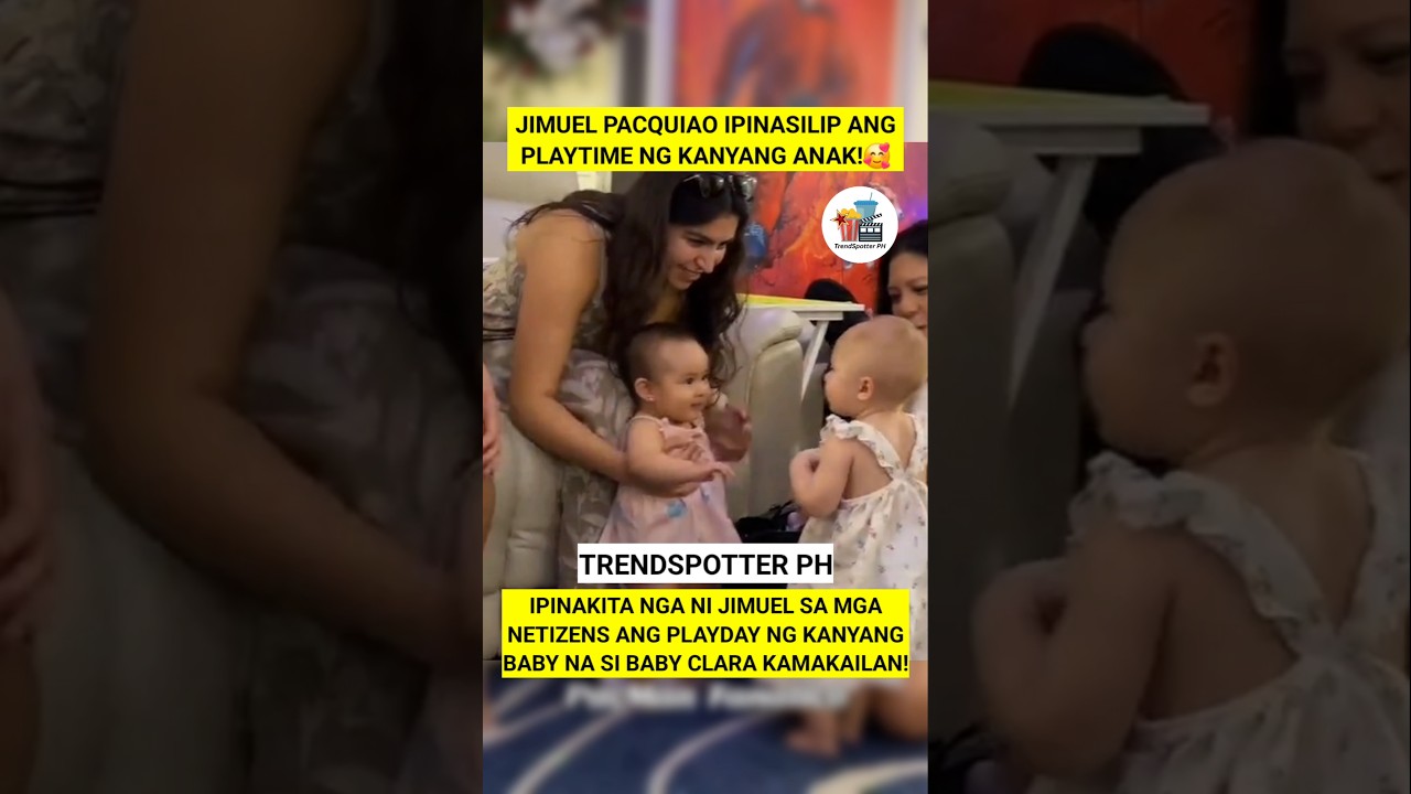 JIMUEL PACQUIAO PINASILIP ANG PLAYTIME NI BABY CLARA! #mannypacquiao #jimuelpacquiao #shorts