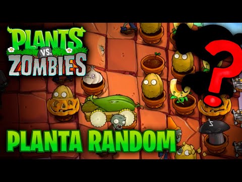¿Es posible terminar Plantas vs. Zombis con PLANTAS ALEATORIAS?