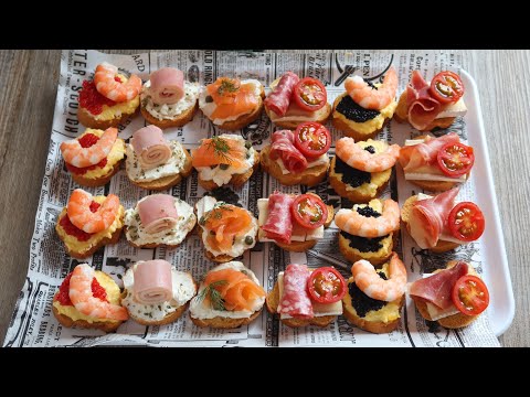 Canapés económicos para Navidad