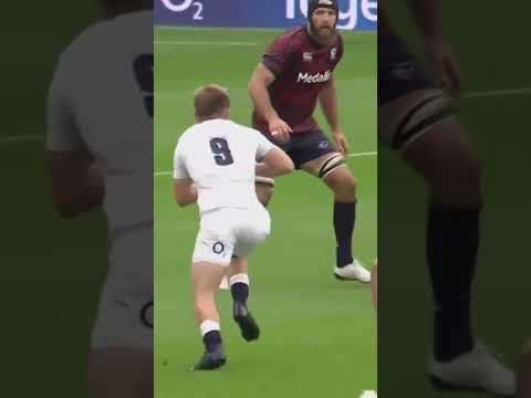 Harry Randall’s superb solo try on his England Test debut against the USA in 2021 🔥
