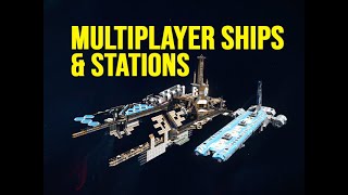 Multiplayer Creations Battlestar Galactica Server Tour - Space Engineers