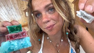 ASMR Eating Crystal Candy 💎