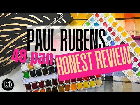 IS IT WORTH IT? Do you need the Paul Rubens NEW 48 pan YOULAN Watercolor Set? My honest opinion!