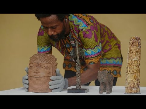 YouTube video thumbnail: Netherlands Returns 119 Artifacts Looted From Nigeria