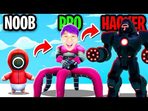Starting Over as NOOB In SQUID EVOLUTION!? (Roblox Squid Game 3 MAX LEVEL!)