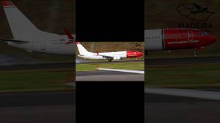 CR7 AIRPORT VERY DIFFICULT LANDING b737 norwegian airlines #planespottinglfpo #aviation #jetworld