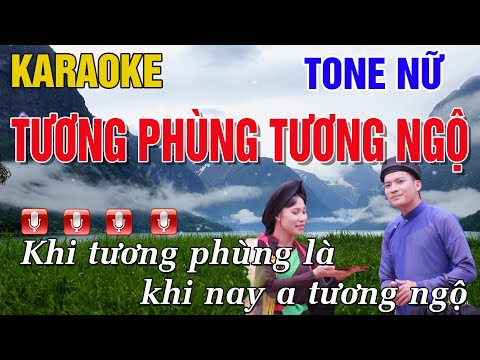 Tương Phùng Tương Ngộ Karaoke Tone Nữ  – Beat Chuẩn Nhạc Sống || Trung Hiếu Karaoke
