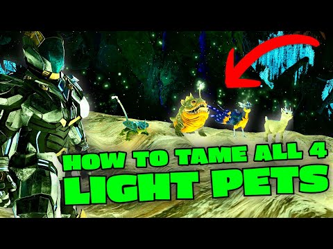 How To FIND and TAME All 4 Light Pets on Aberration in Ark Survival Ascended!!!