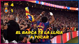EL BARÇA GUANYA (COM ÉS COSTUM) EL DERBI | FC Barcelona 4 Espanyol 1