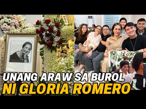 🔴 UNANG ARAW sa BUROL ni Gloria Romero BUMISITA ang ilang CELEBS😭 NAKAKADUROG NG PUSO! PANUORIN