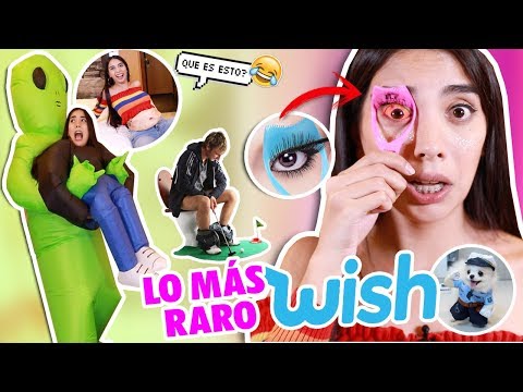 PROBANDO LAS COSAS MÁS RARAS DE WISH! #2 😱¿VALEN LA PENA? | Claudipia
