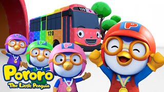 Pororo Bahasa Indonesia | Roda Bus | Lagu Anak Anak | Pororo Si Penguin Kencil