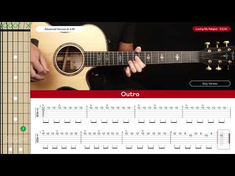 Losing My Religion Guitar Cover R.E.M. 🎸|Tabs + Chords|