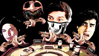 Roleta Russa de ESCOPETA com os AMIGÕES! - Buckshot Roulette c/ VX, FELPS, MEIAUM e JPLEEVA