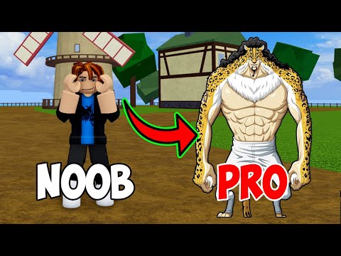 Bloxfruits Noob to Pro Using LEOPARD FRUIT