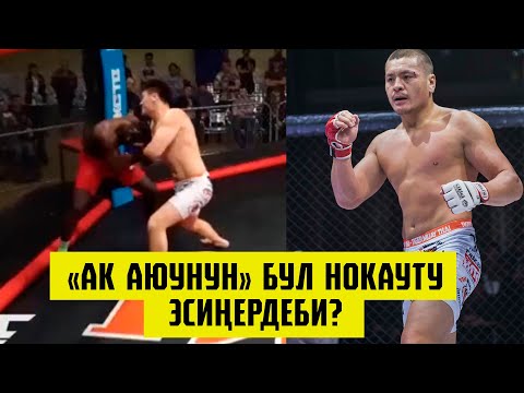 "АК АЮУНУН" УШУЛ НОКАУТУ ЭСИҢЕРДЕБИ? ОЛИВЬЕ ДУНДАНЫ КАНТИП СУЛАТКАН?