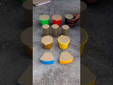 So Relaxing Laper Laper Ha Glass And Mug Shape Sand Cake Making #shortsviral #ytshorts #trendingreel