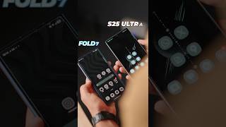 Galaxy S25 Ultra vs Galaxy ZFold 7 - The Best Flagship From Samsung 🤩| #samsung #fold7 #shorts