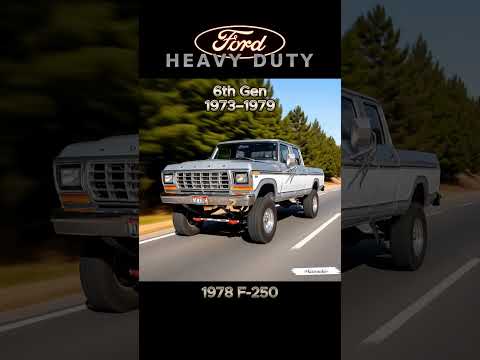Ford Heavy Duty → Super Duty Evolution (1948–2025)