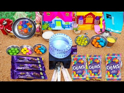 Miniature Gems Lava Cake Recipe ||Miniature Gems Chocolate Dosa Recipe || Mini Chocolate Dosa