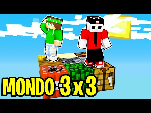 SOPRAVVIVO In Un MONDO 3x3 Con BLOCCHI Casuali Su Minecraft