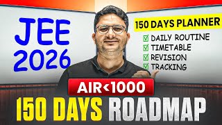 150 Days JEE Plan for 99.9%ile : JEE Mains 2026 | 4 Brutal Challenges You Must Complete