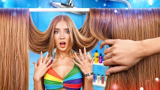 Короткие vs Длинные vs Гига Длинные Волосы! Типы Девушек на Свиданиях
