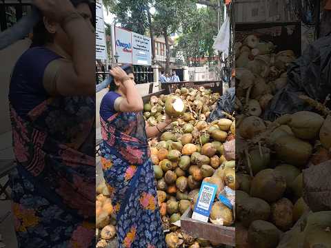 Coconut water in India 2.2 #india #coconut #shorts #skills #perfection #water #fresh #machete