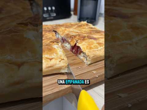 RECETA DE EMPANADA DE JAMÓN Y ROQUEFORT🤤👨‍🍳 #vlog #recetas