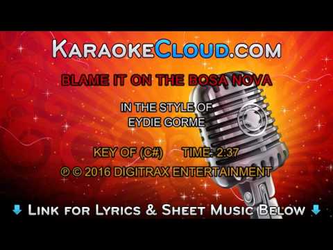 Eydie Gorme – Blame It On The Bossa Nova (Backing Track)