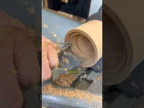 Retournement de veste a la fin 😂 #diy #satisfying #woodworking #satisfyingvideo #woodturning