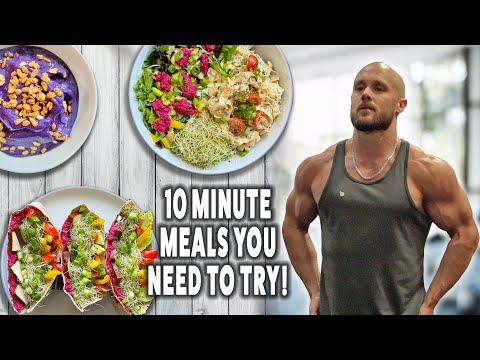 WHAT I EAT IN A DAY | Easy 10 Minute Vegan Meals!