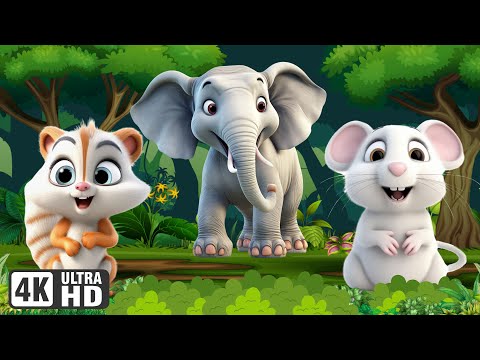 Wild Animal Sounds: Elephant, Mouse, Coyote, Crocodile - Animal Videos