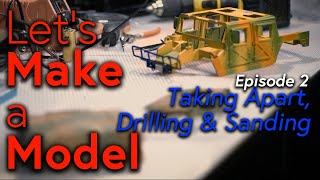 LMAM: Indiana Sheriff SWAT 1:18 Humvee - Episode 2: Taking Apart, Drilling, and Sanding