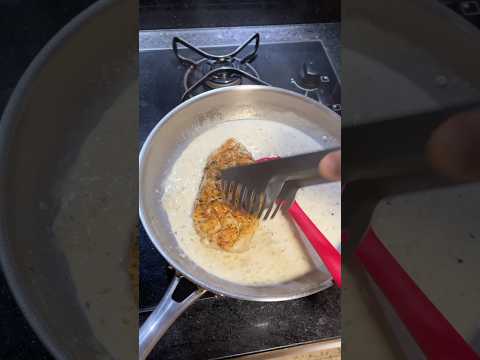 Frango com creme de provolone do Vitor Porpino