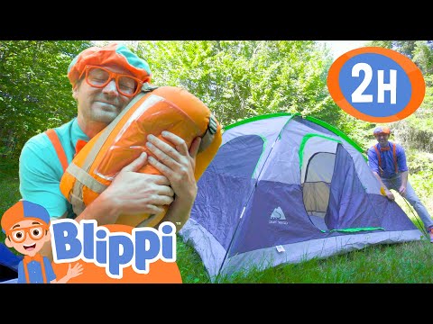 Go Camping With Blippi! |  Blippi and Meekah Best Friend Adventures | Educational Videos for Kids