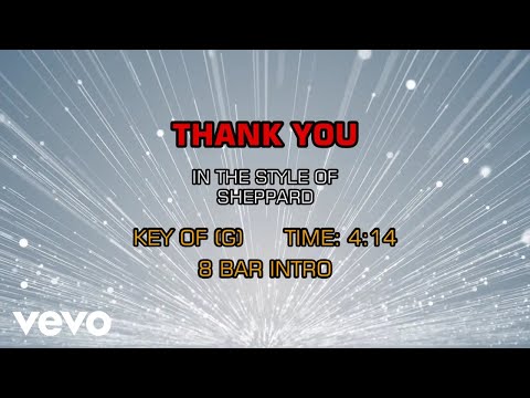 Sheppard – Thank You (Karaoke)