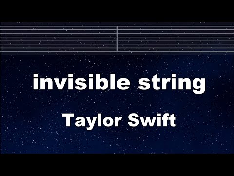 Practice Karaoke♬ invisible string – Taylor Swift 【With Guide Melody】 Instrumental, Lyric, BGM