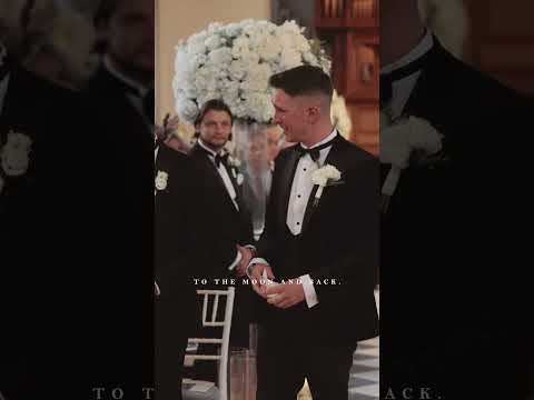 The Grooms daughter leave him a message before her and her mummy walk down the aisle!