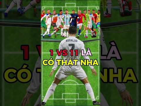 khi bóng đá không phải trò chơi tập thể | sports goals #ronaldo #messi #football