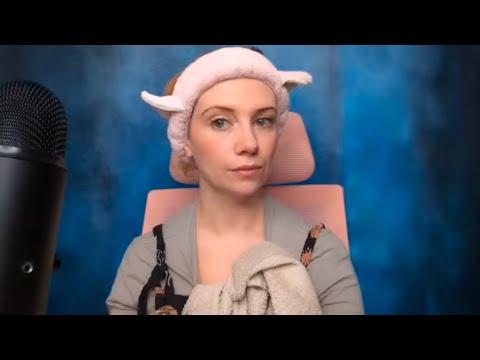 ASMR - Skin Care Routine Face Steam and Whisper Ramble