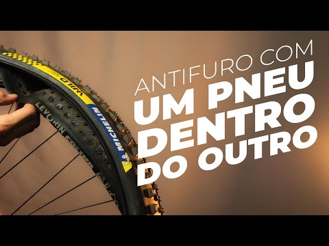 Dicas para instalar um pneu dentro do outro. Solução antifuro que você faz de graça. Pedaleria