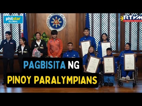 President Bongbong Marcos nakipagkita sa mga Pinoy Paralympians sa Malacanañg