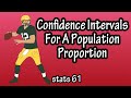 Understanding Population Proportions and Confidence Intervals